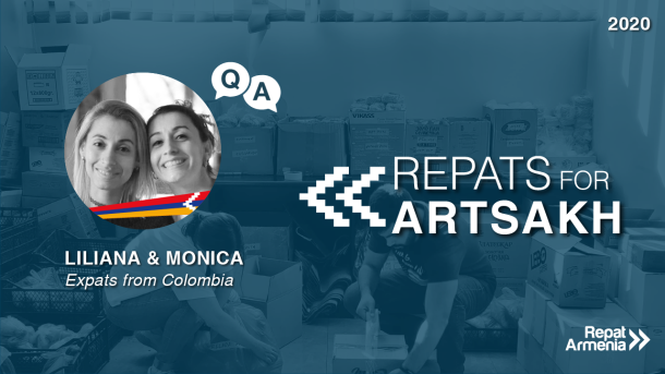 Repats For Artsakh: Live Q&A with Liliana & Monica Repats For Artsakh: Live Q&A with Liliana & Monica