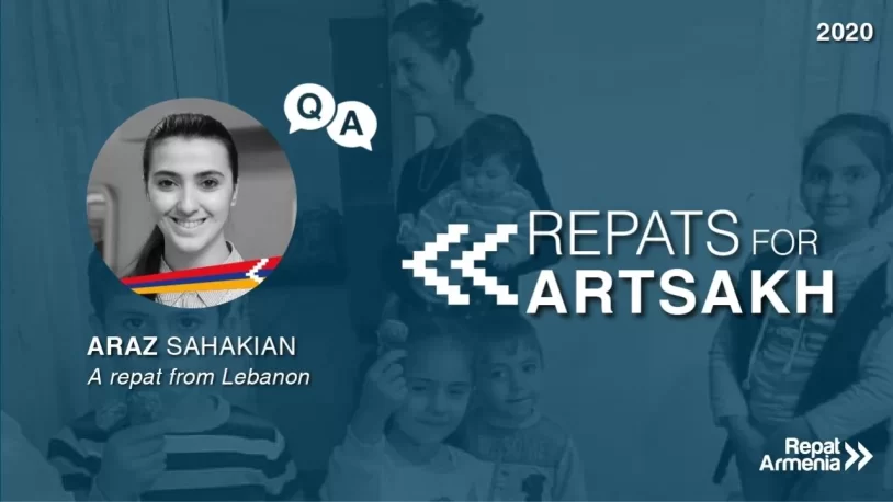 #RepatsforArtsakh: Live Q&A with Araz Sahakian